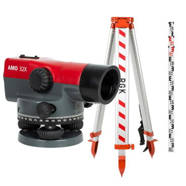 Комплект нивелир оптический AMO 32Х + AMO S4 + RGK S6-N Арт. 852657_50