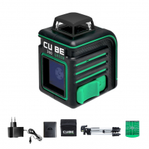 Лазерный уровень ADA Cube 360 Green Professional Edition Арт. А00535 (С Зелёным лучом)